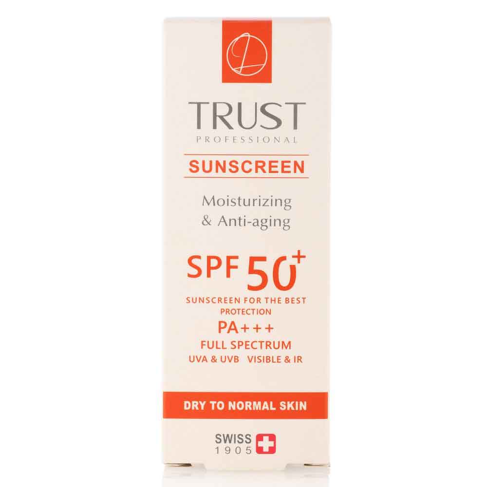 کرم ضد آفتاب پوست خشک تا نرمال تراست SPF50